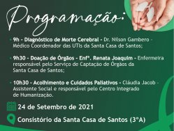 Santa Casa de Santos realiza evento sobre doação de órgãos